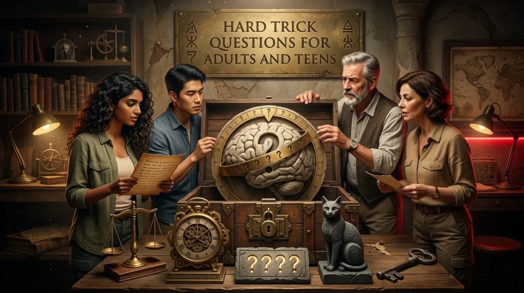 trick questions for game night