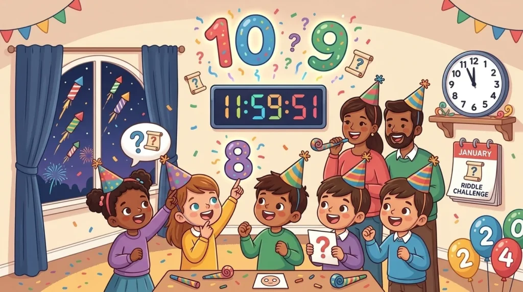 new years riddles for kids