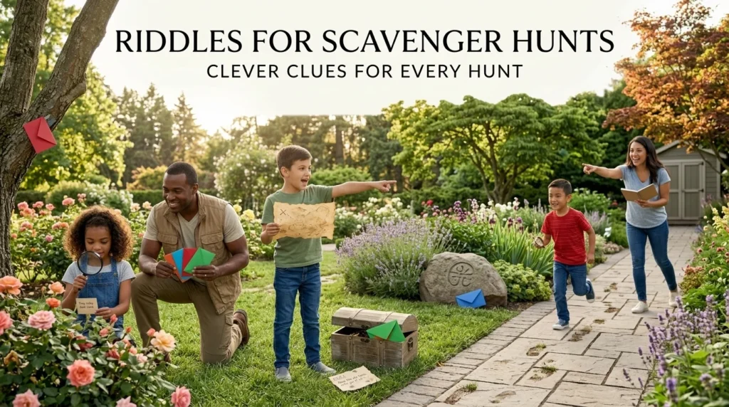 riddles for scavenger hunts